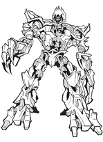 coloriage transformers le decepticons